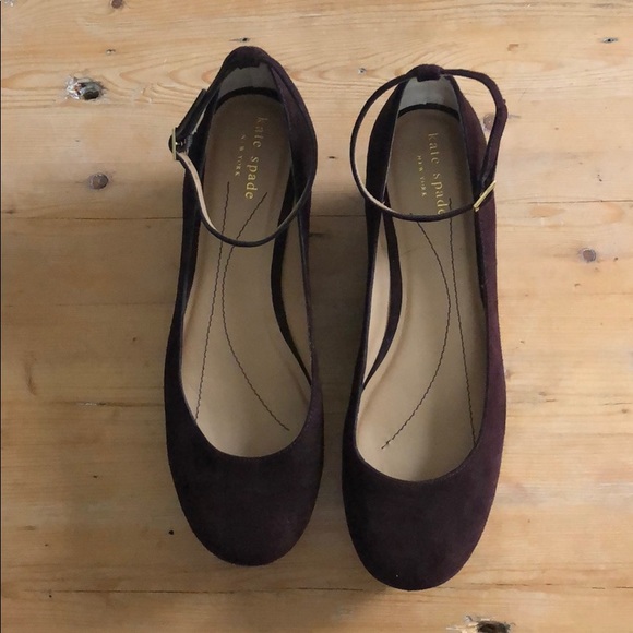 kate spade Shoes - Kate spade suede platform wedges 8